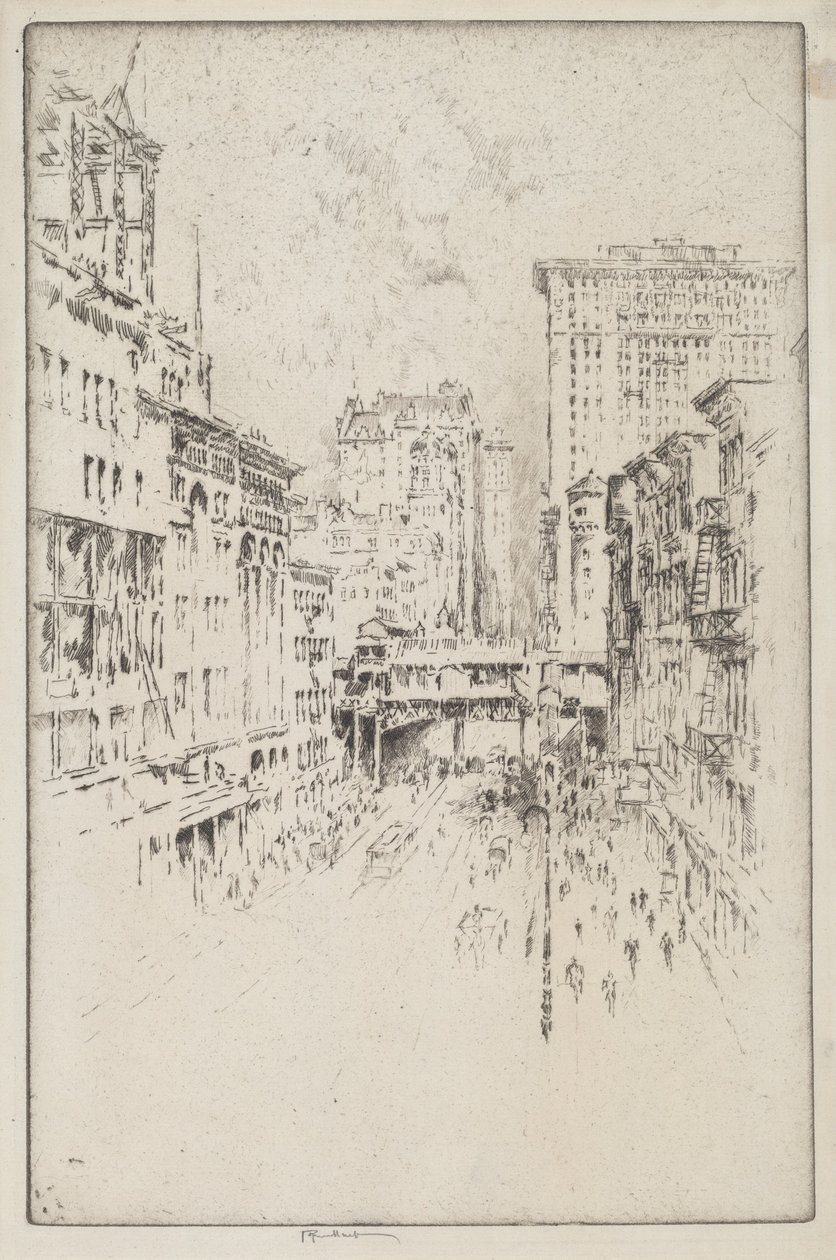 Quarantaduesima strada da Joseph Pennell