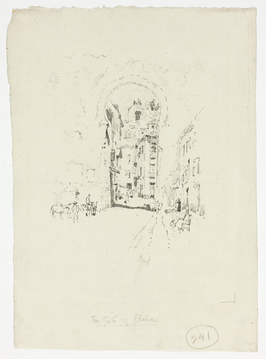 Porta di Elvira, Granada da Joseph Pennell