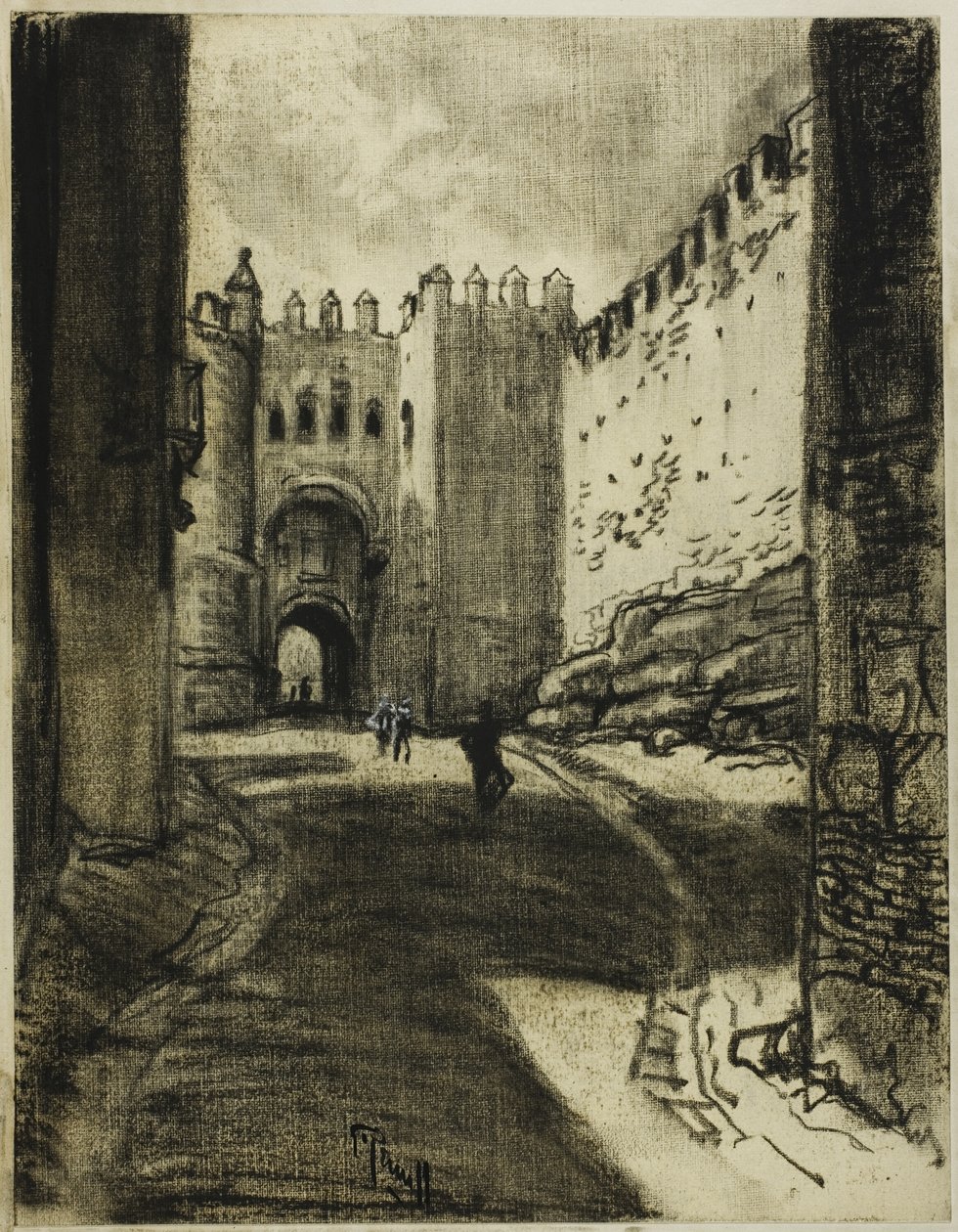 Porta, Segovia da Joseph Pennell