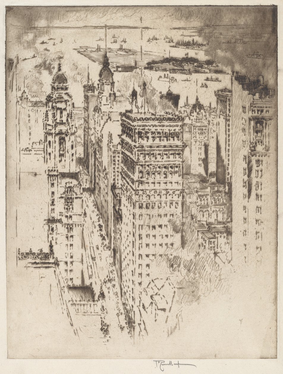 Cornice Dorata, No.II da Joseph Pennell