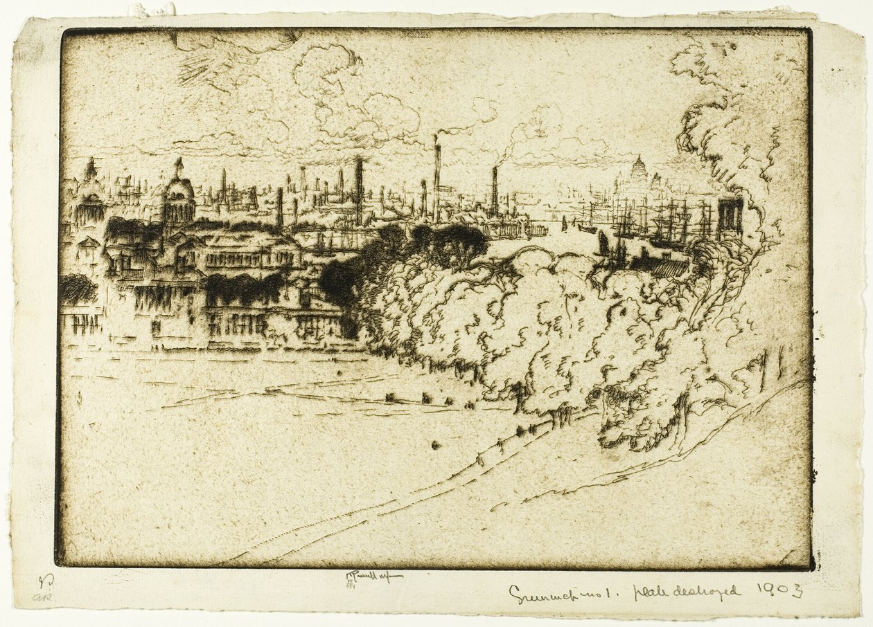 Parco di Greenwich, n. 1 da Joseph Pennell