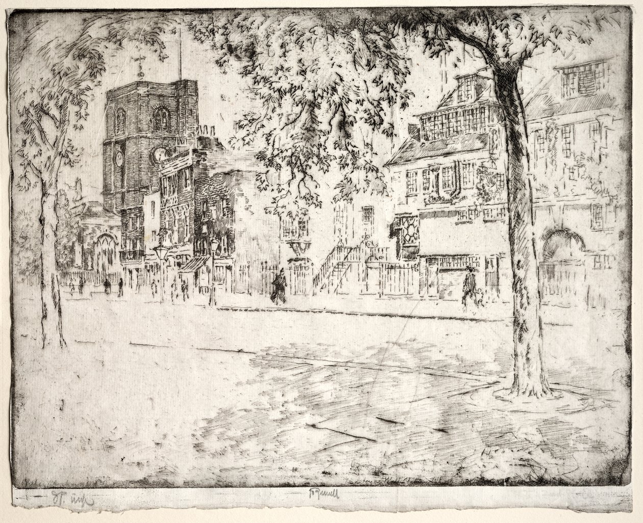 Casa in cui morì Whistler da Joseph Pennell