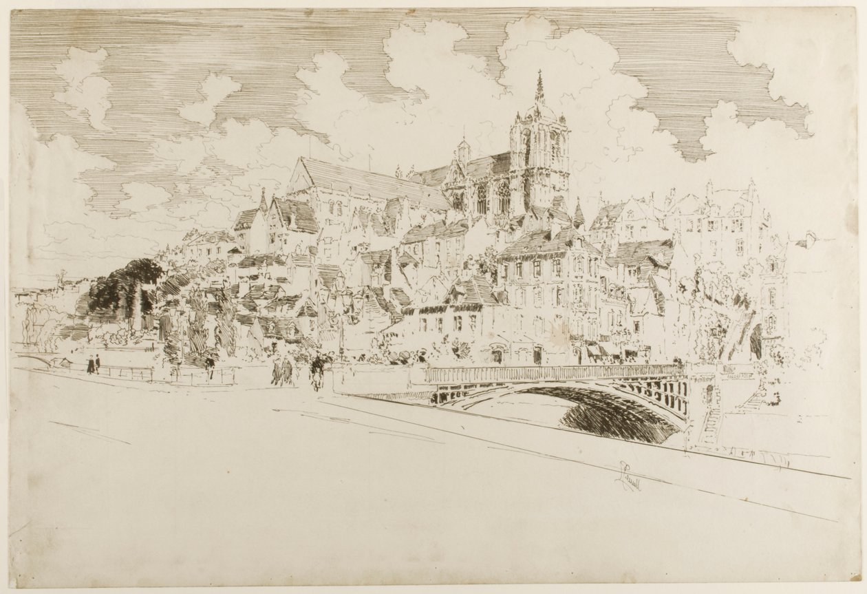 Le Mans da Joseph Pennell