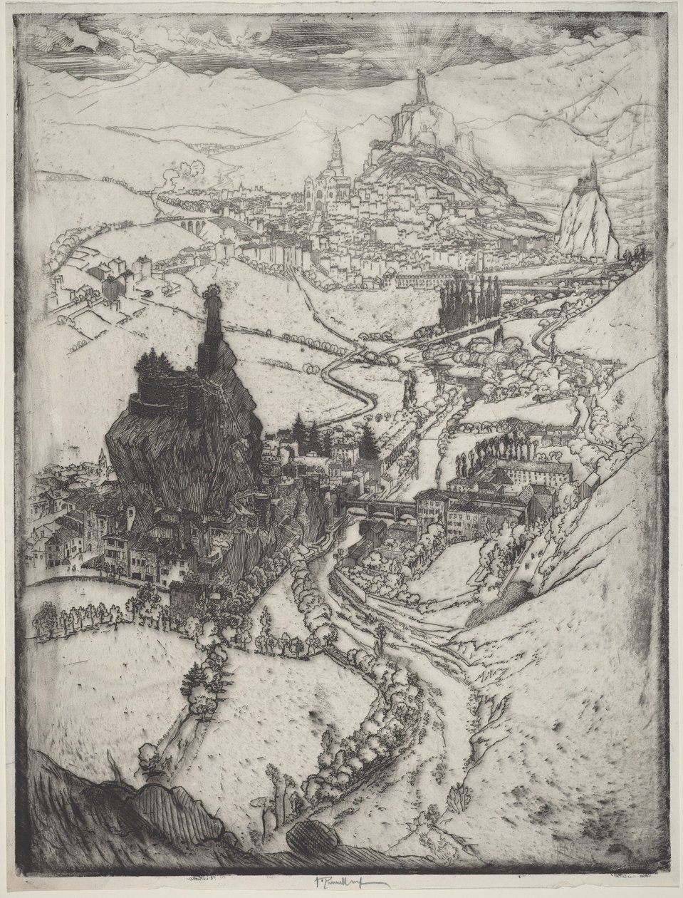 Le Puy da Joseph Pennell