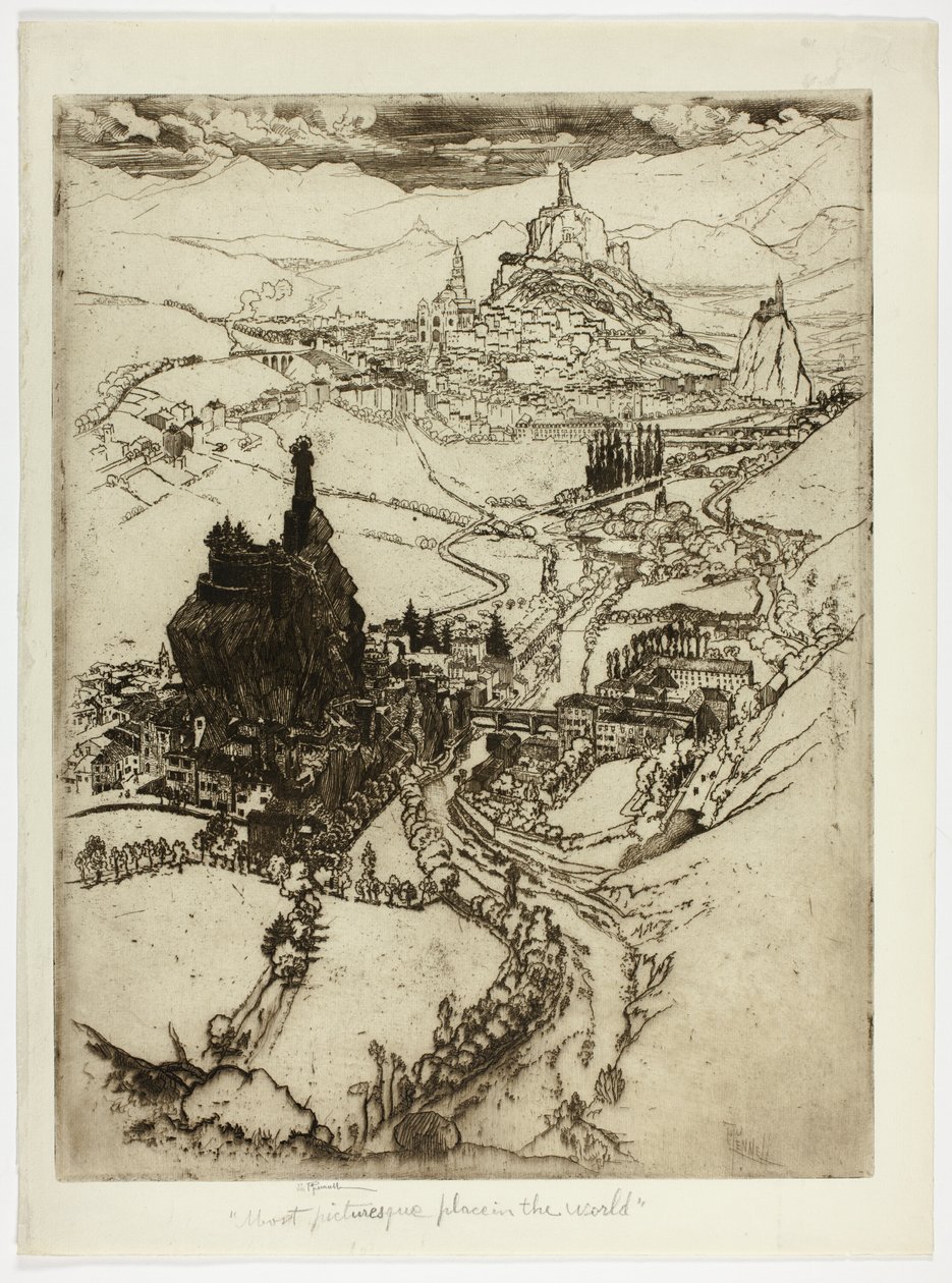 Le Puy, terza lastra da Joseph Pennell