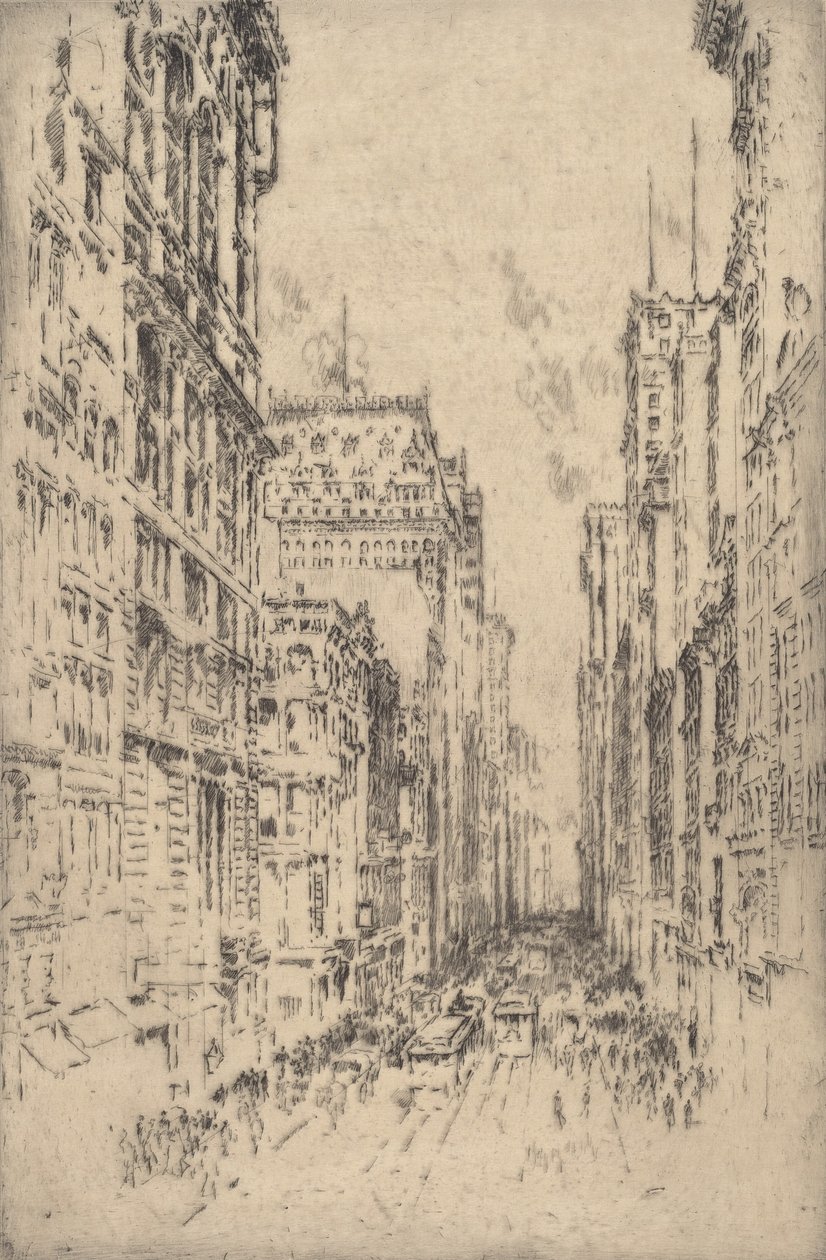 Lower Broadway da Joseph Pennell