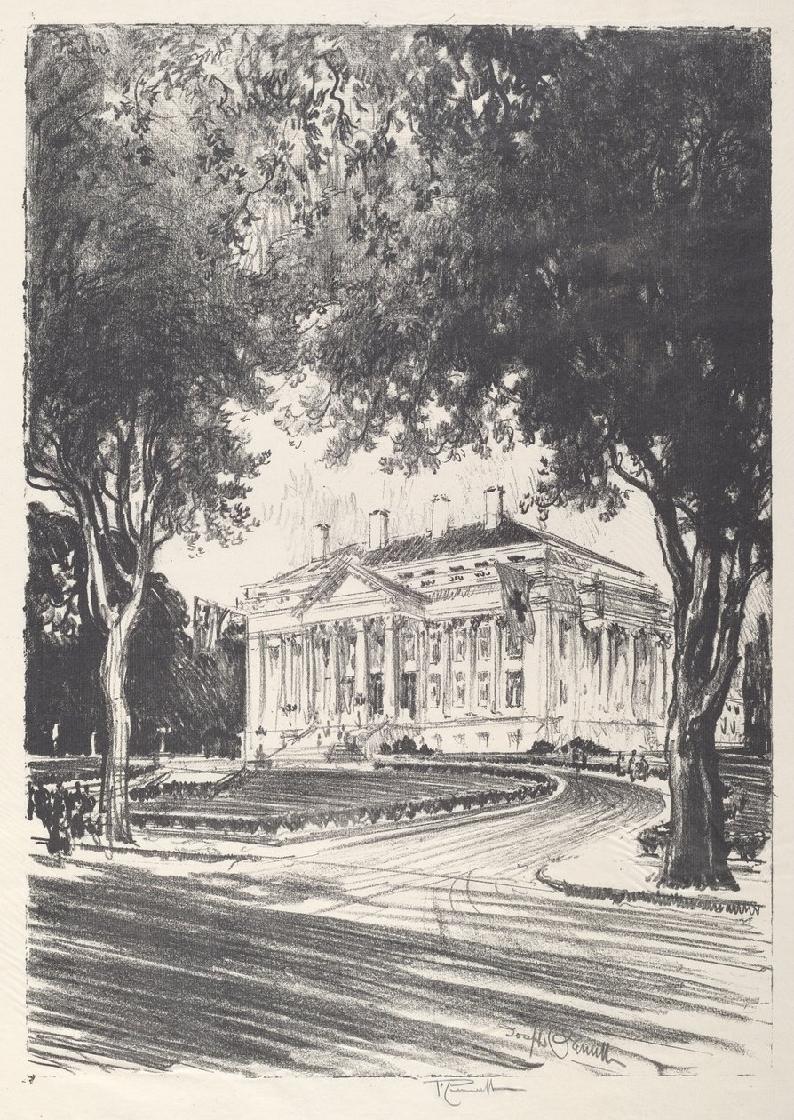Sede centrale della Croce Rossa Nazionale, Washington da Joseph Pennell