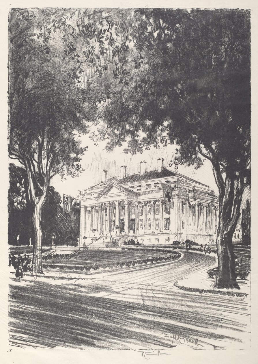 Sede centrale della Croce Rossa Nazionale, Washington da Joseph Pennell