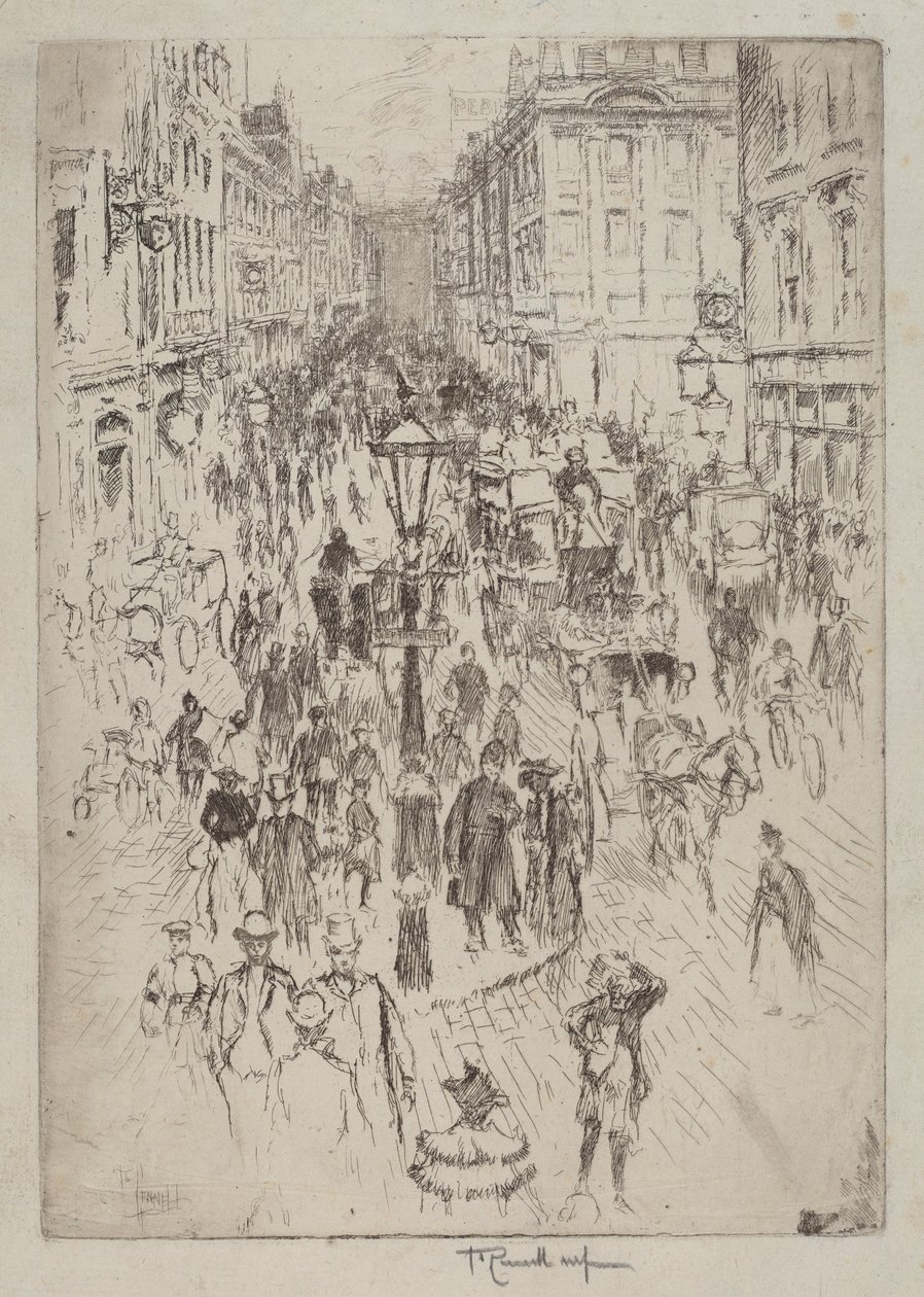 New Oxford Street, Londra da Joseph Pennell