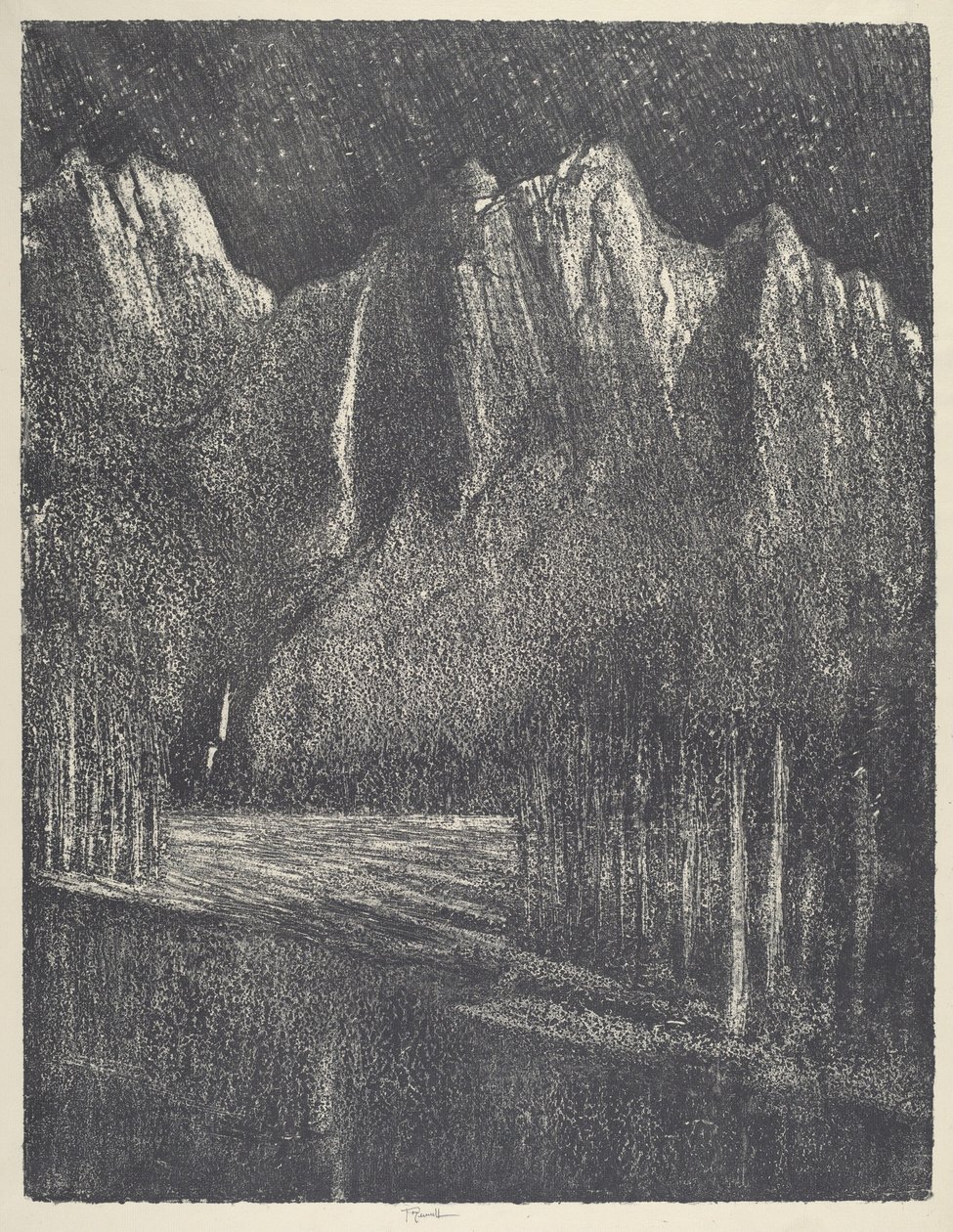 Notte nello Yosemite da Joseph Pennell