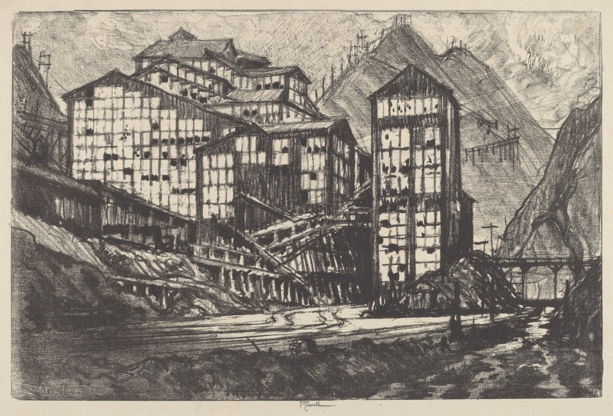 Vecchio milione di occhi da Joseph Pennell