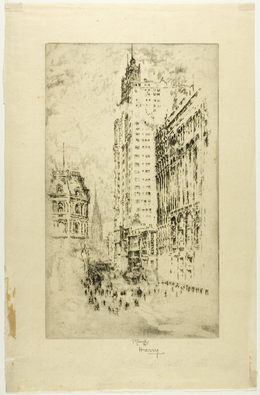 Park Row da Joseph Pennell