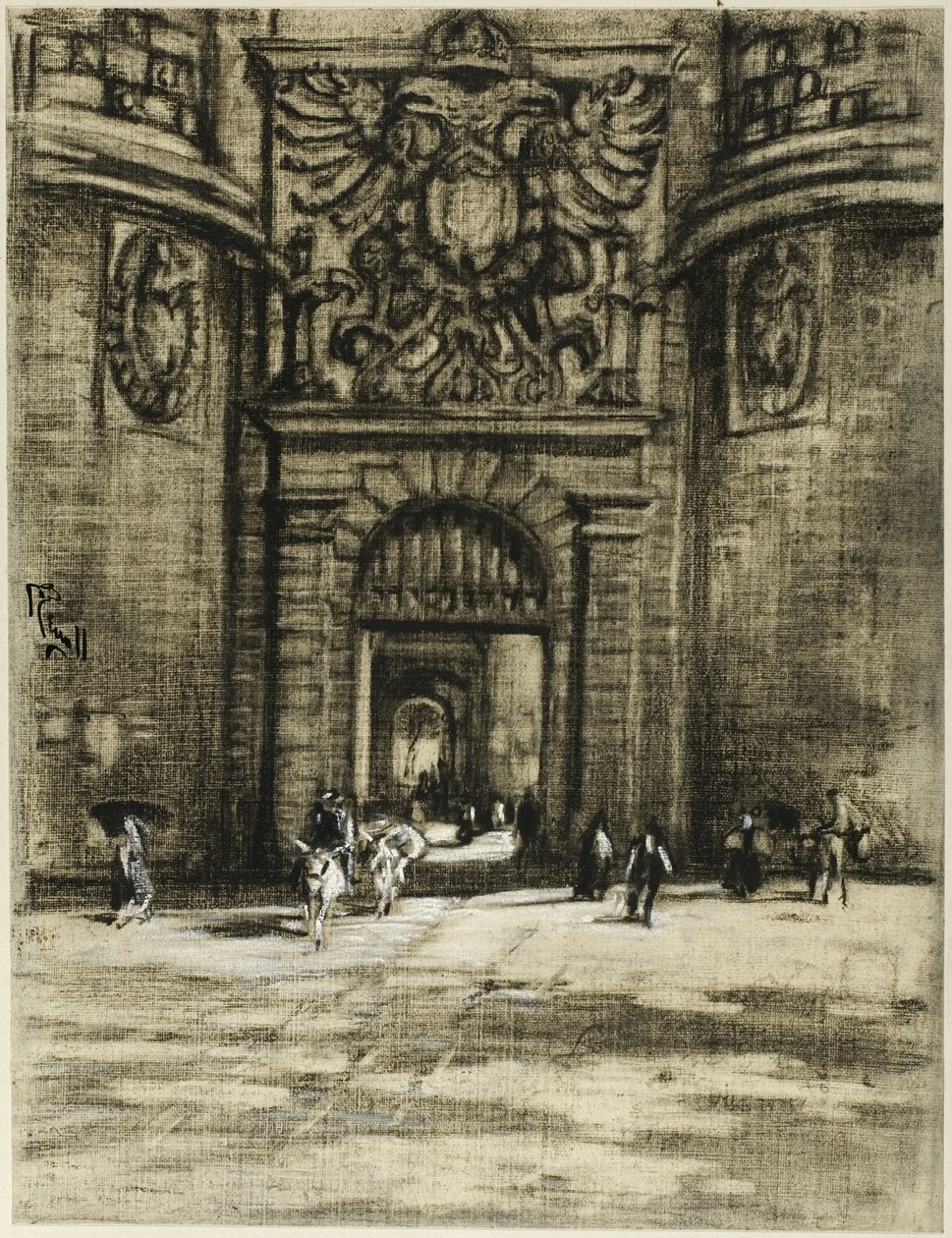 Porta Viragia, Toledo da Joseph Pennell