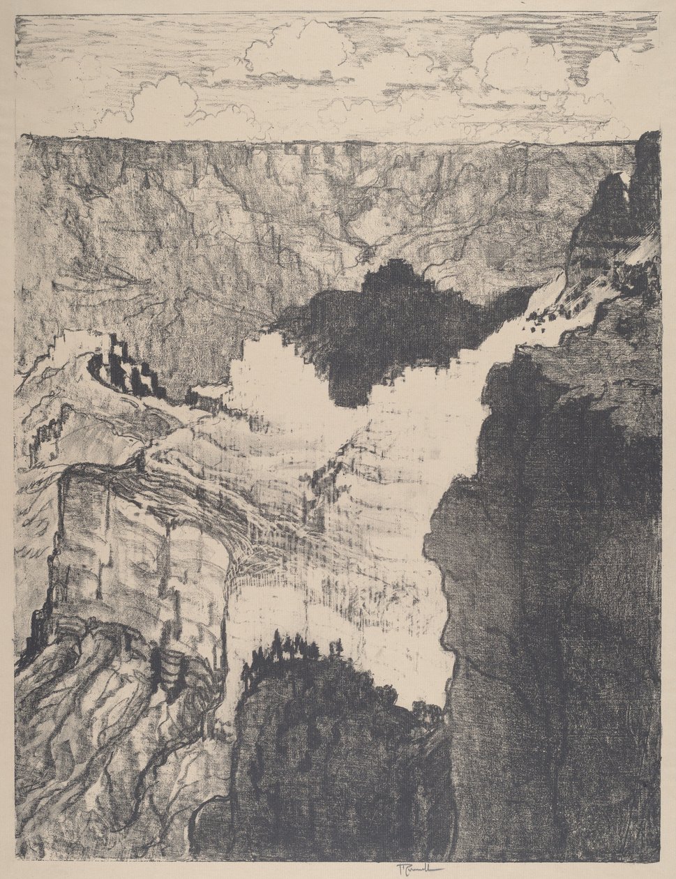 Strada per la Città Bianca, No.I da Joseph Pennell