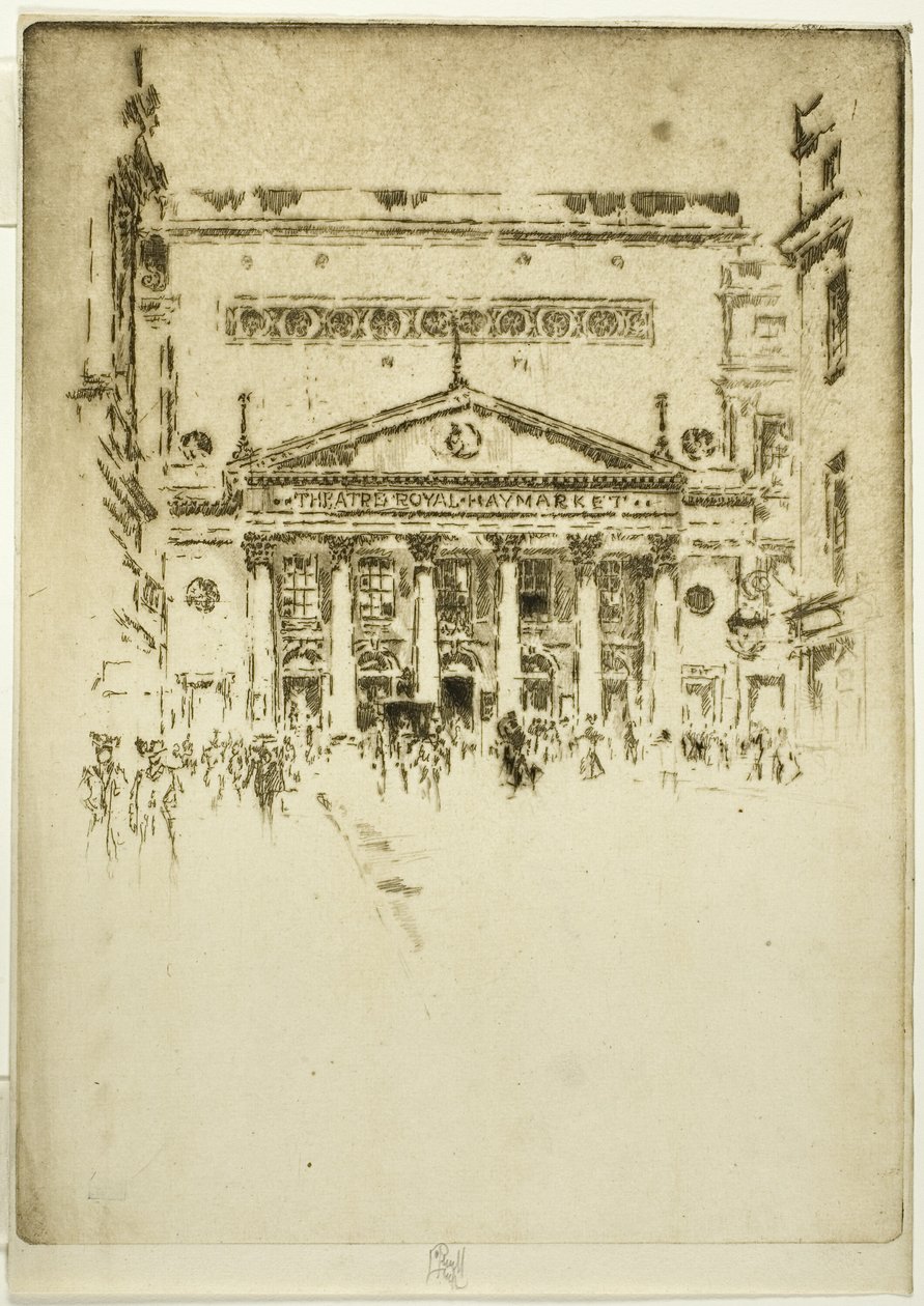 Teatro Royal Haymarket da Joseph Pennell