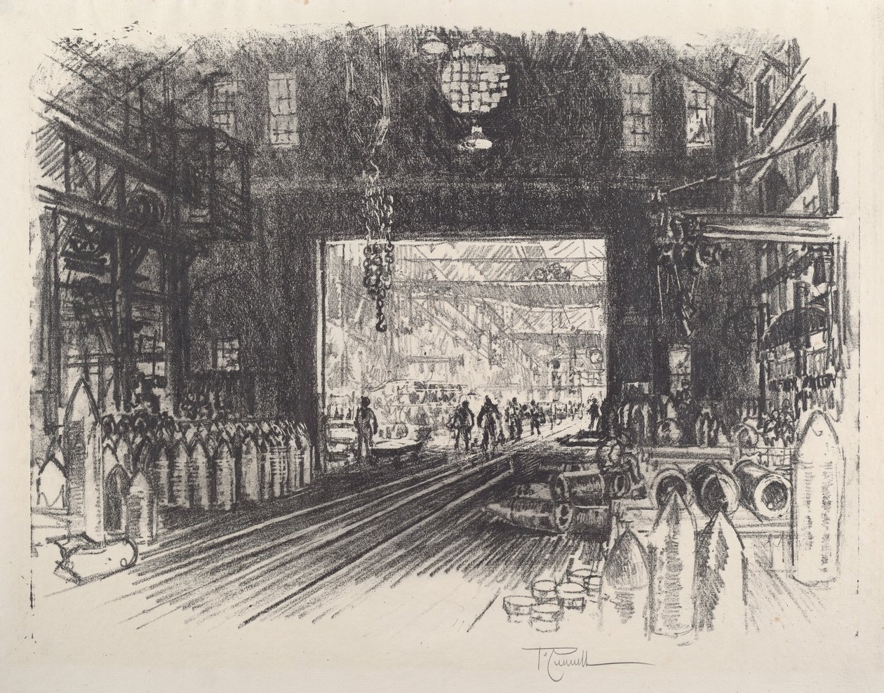 Fabbrica di proiettili, n. II da Joseph Pennell