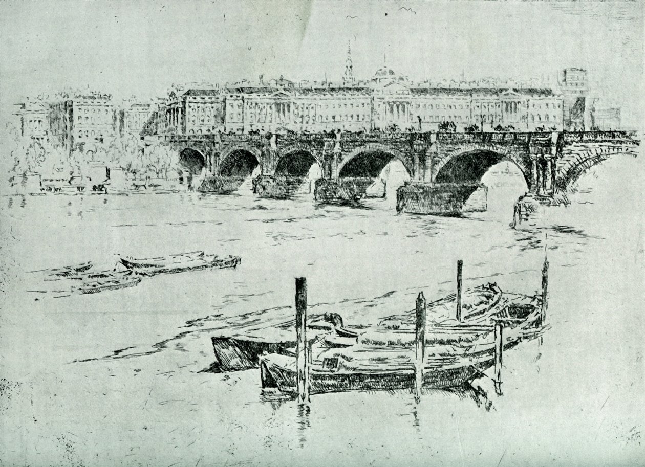 Somerset House, 1928 da Joseph Pennell