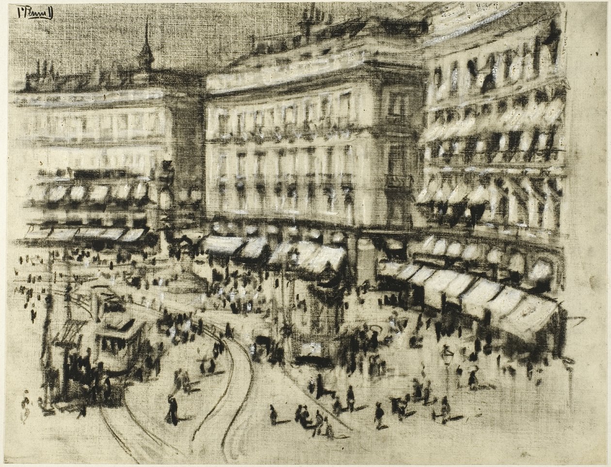 Giornata Estiva a Madrid da Joseph Pennell