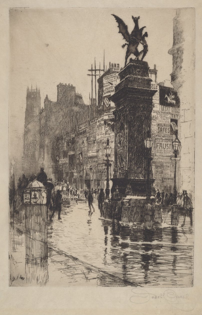 Temple Bar da Joseph Pennell