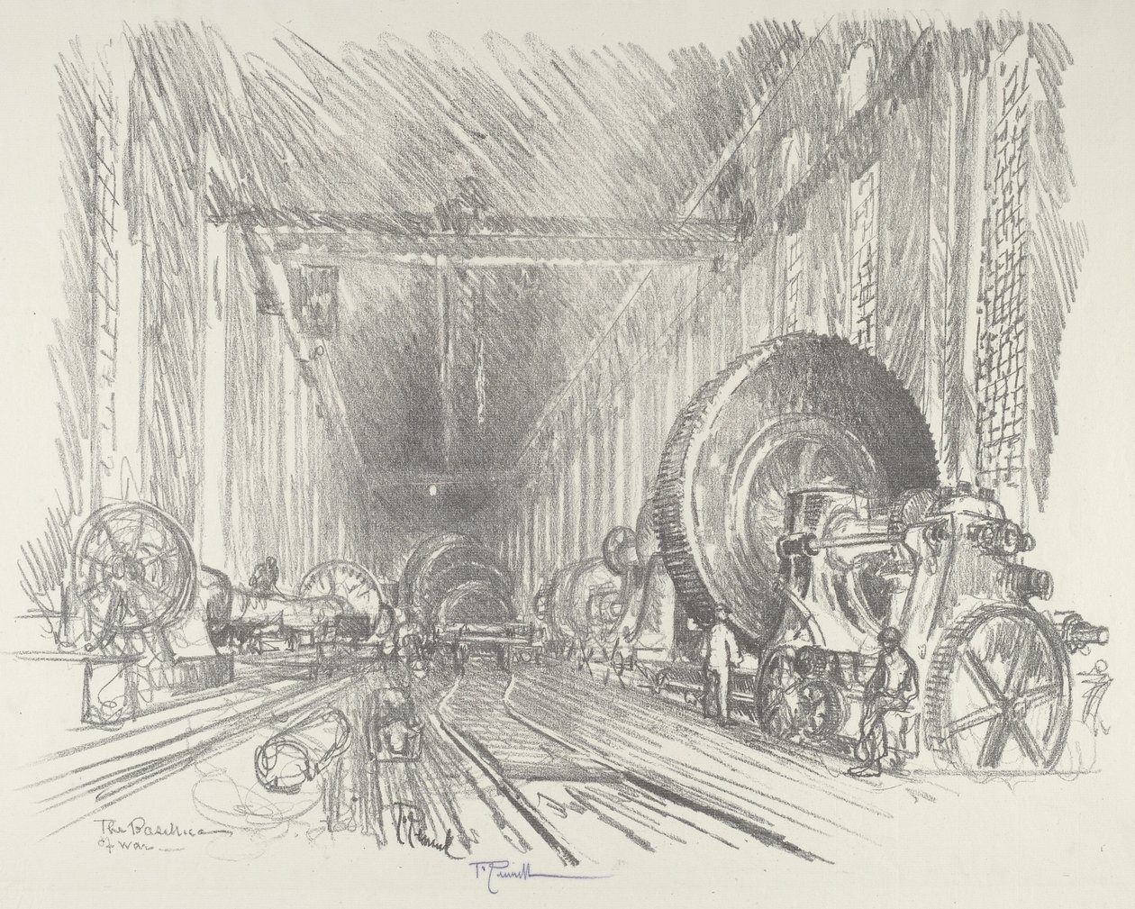 La Basilica della Guerra, 1916 da Joseph Pennell