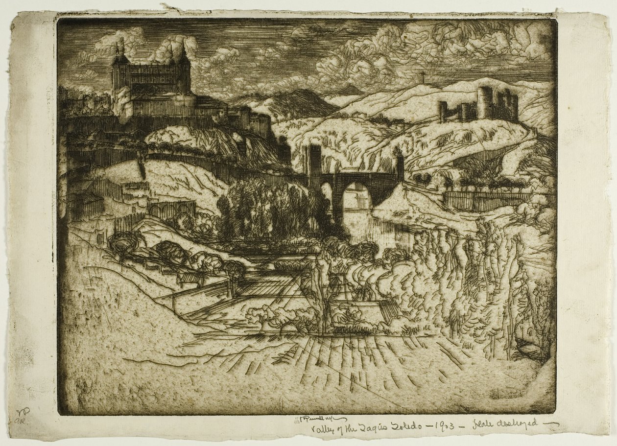 I Castelli, Toledo da Joseph Pennell