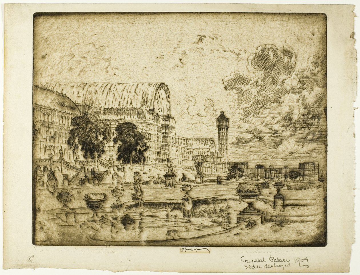 Il Crystal Palace da Joseph Pennell