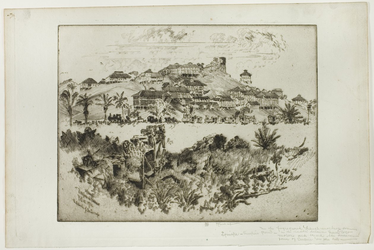 Il disastro di de Lesseps, Panama da Joseph Pennell