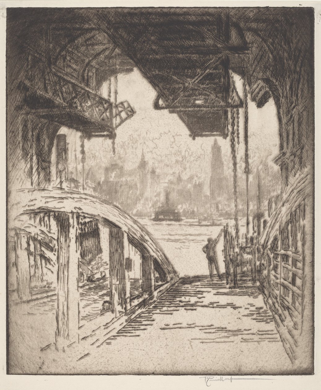 La casa del traghetto da Joseph Pennell