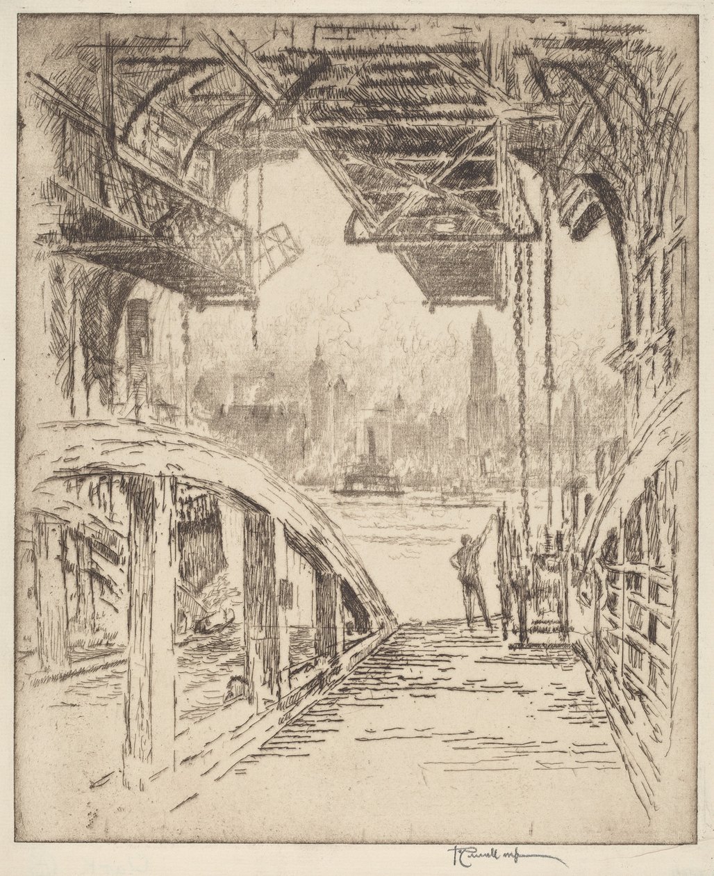 La casa del traghetto da Joseph Pennell