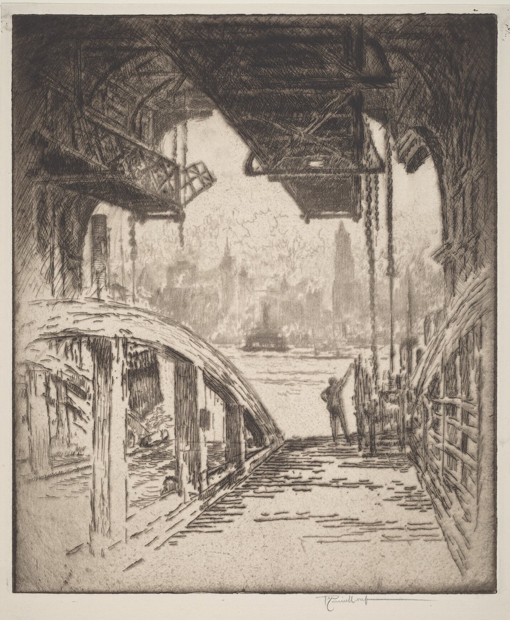 La casa del traghetto da Joseph Pennell