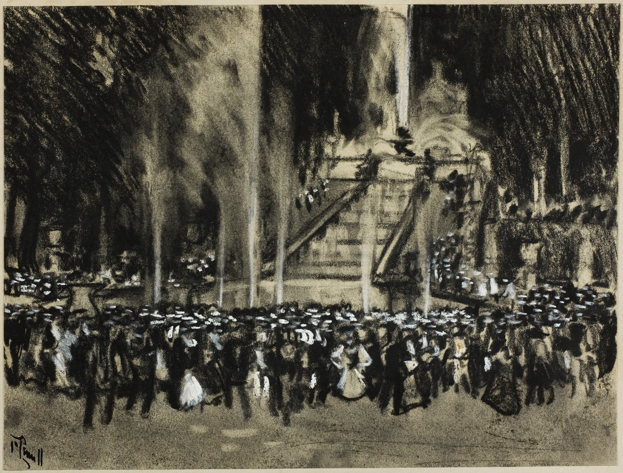 Le fontane in funzione a La Granja da Joseph Pennell