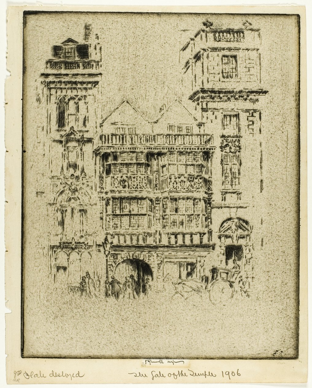 La Porta del Tempio da Joseph Pennell