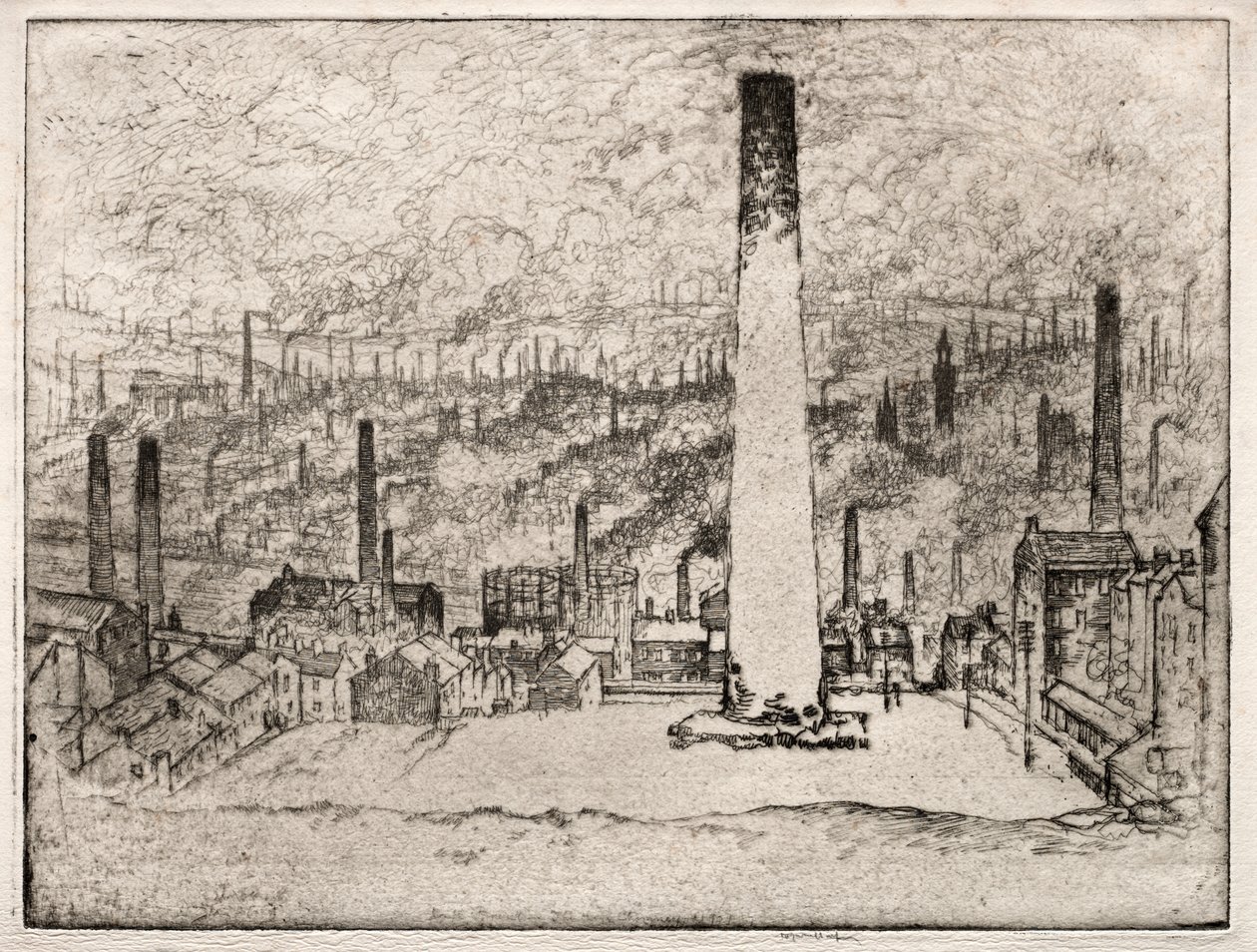 Il Grande Camino, Bradford da Joseph Pennell
