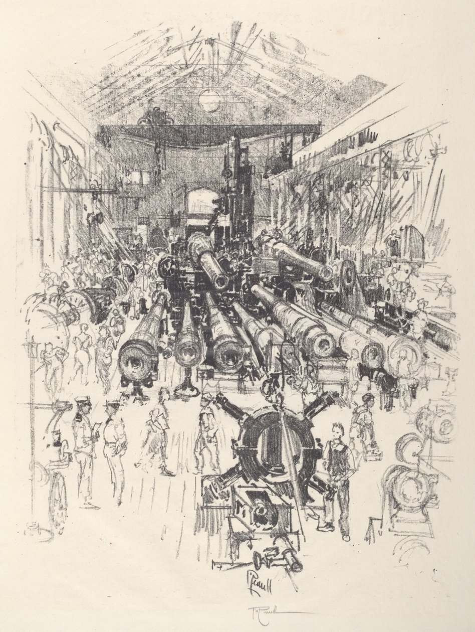 La fabbrica di armi da Joseph Pennell