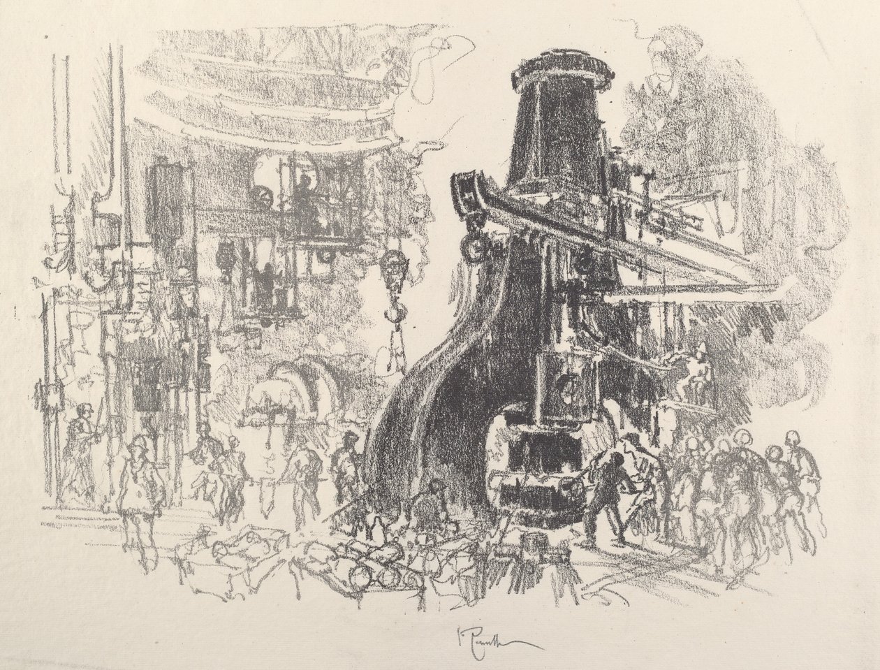 I piccoli uomini del grande martello da Joseph Pennell