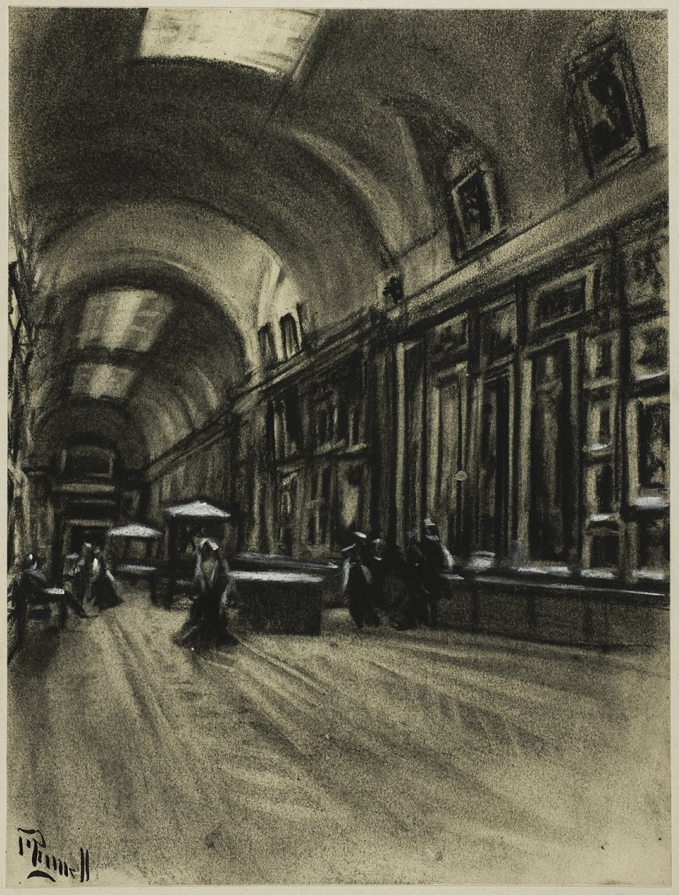 La Galleria Lunga, Prado da Joseph Pennell