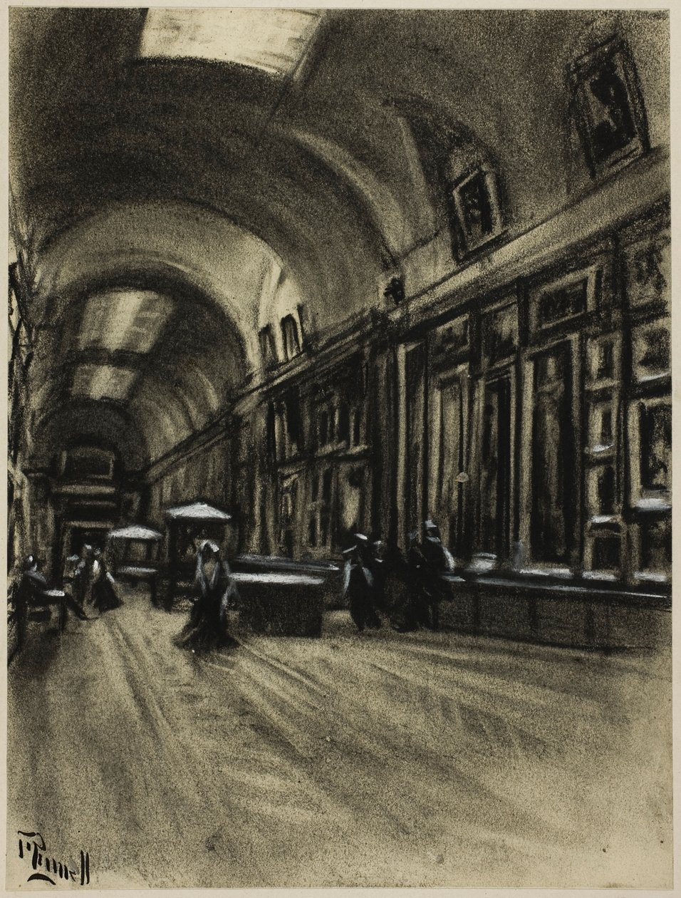 La Galleria Lunga, Prado da Joseph Pennell