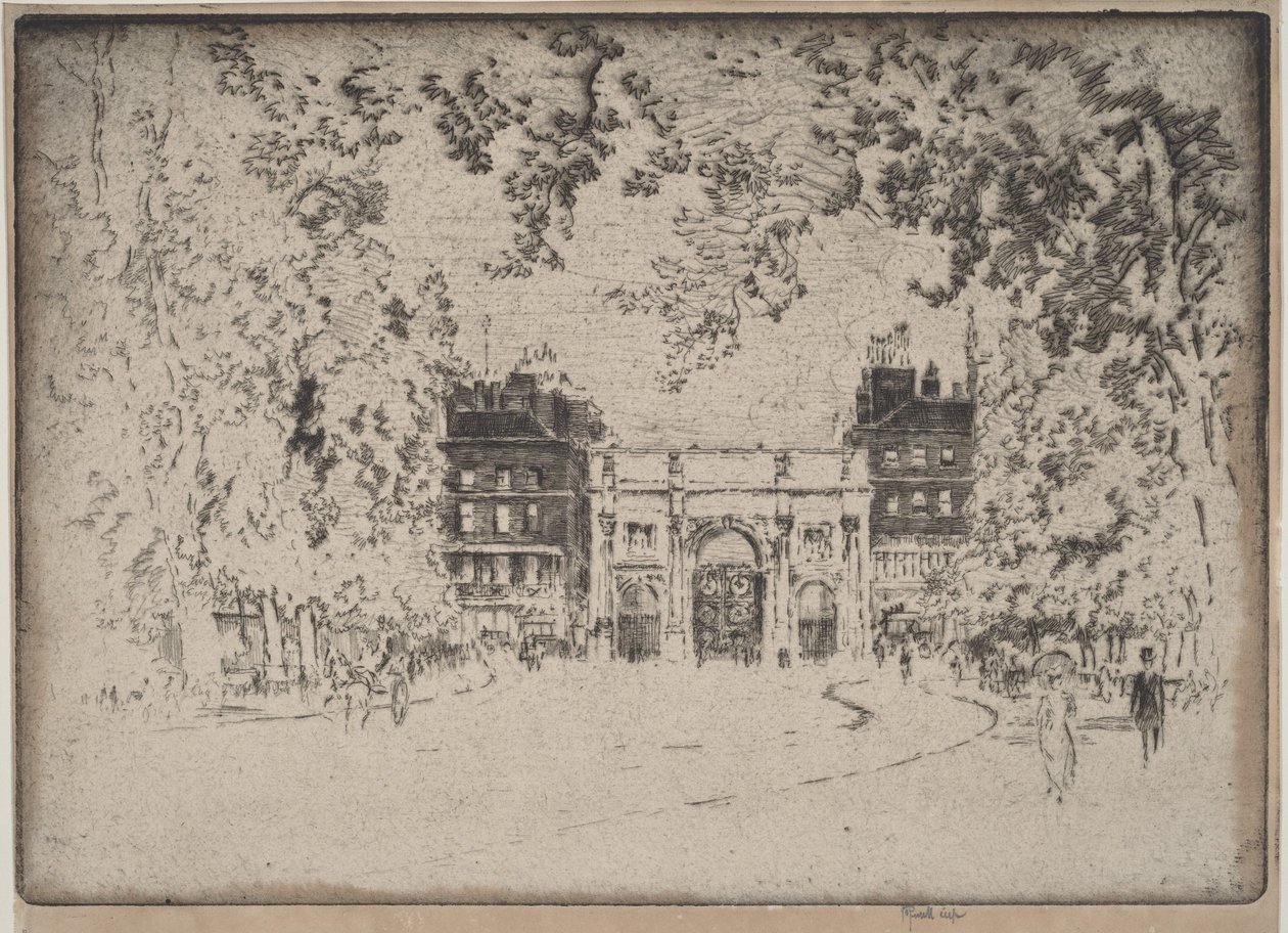 Il Marble Arch da Joseph Pennell