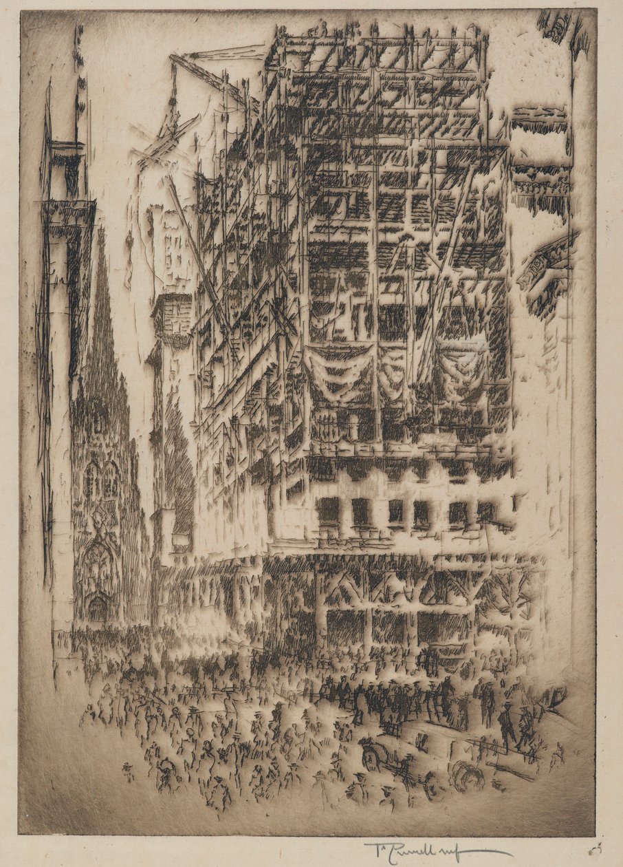 La Nuova Borsa, 1921 da Joseph Pennell