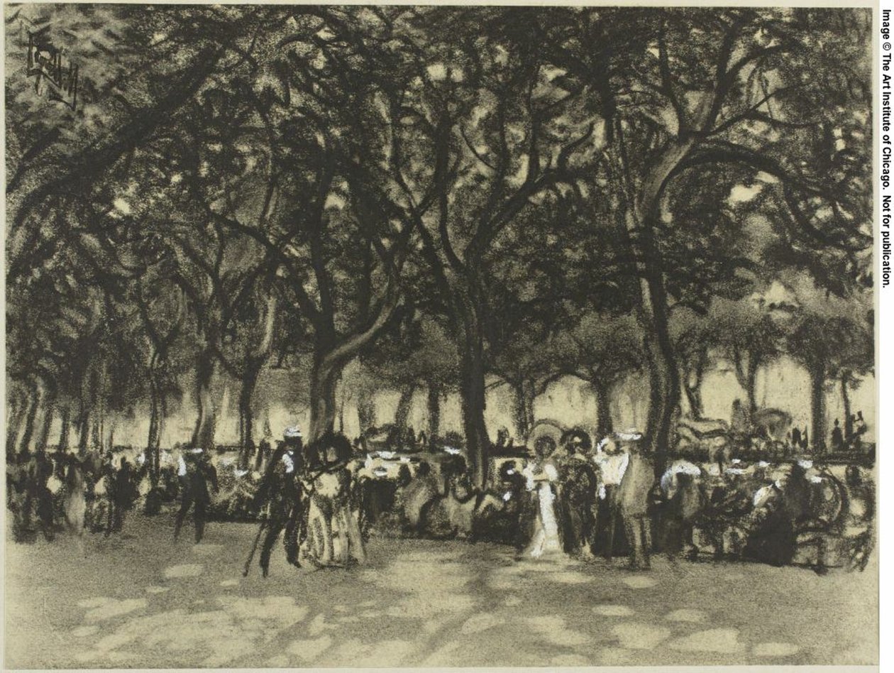 Le passeggiate di Madrid da Joseph Pennell