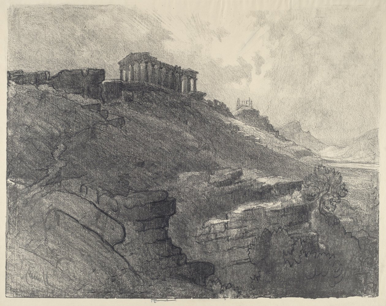 I templi sulla muraglia, Girgenti da Joseph Pennell