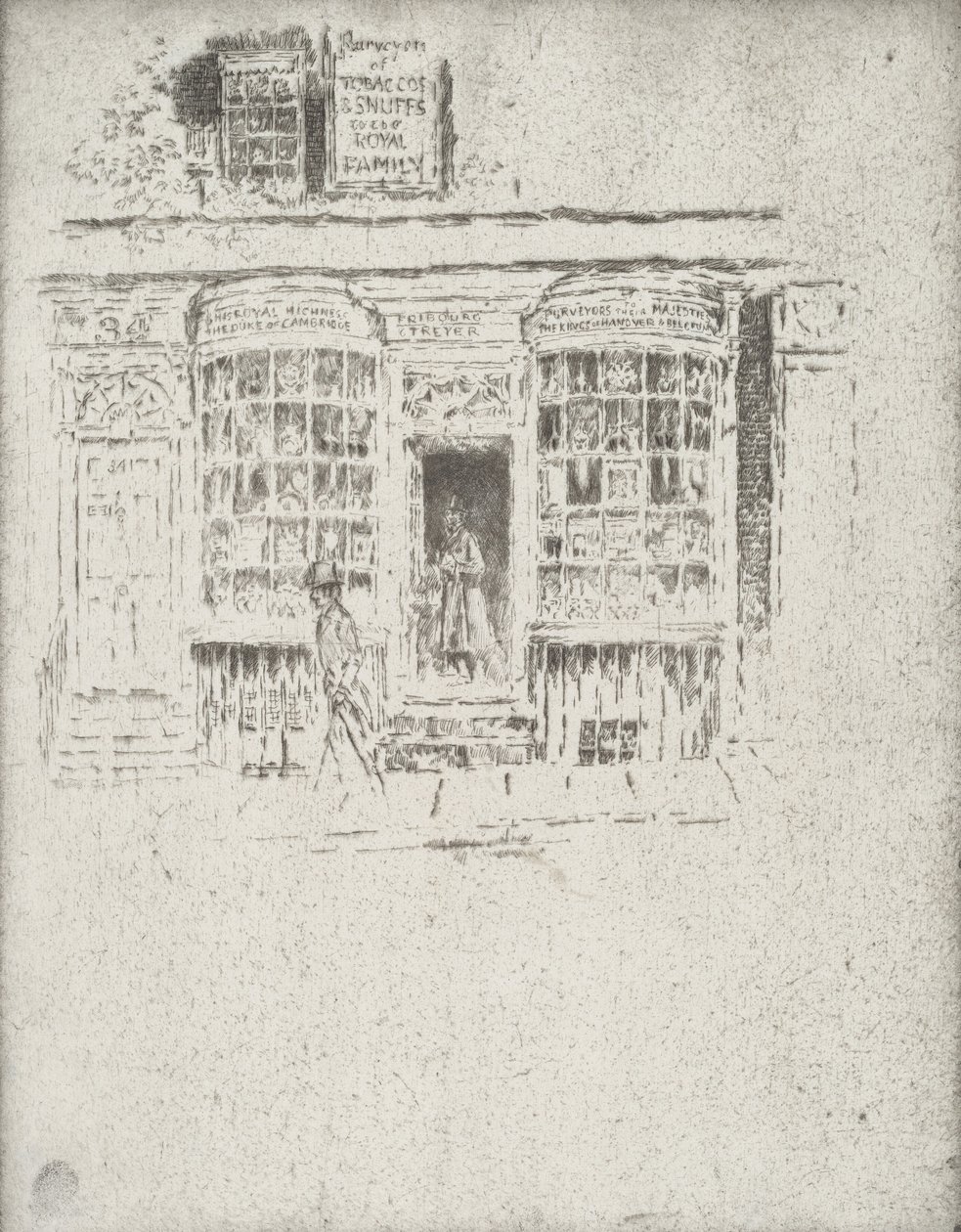 Il negozio di tabacchi, 1903 da Joseph Pennell