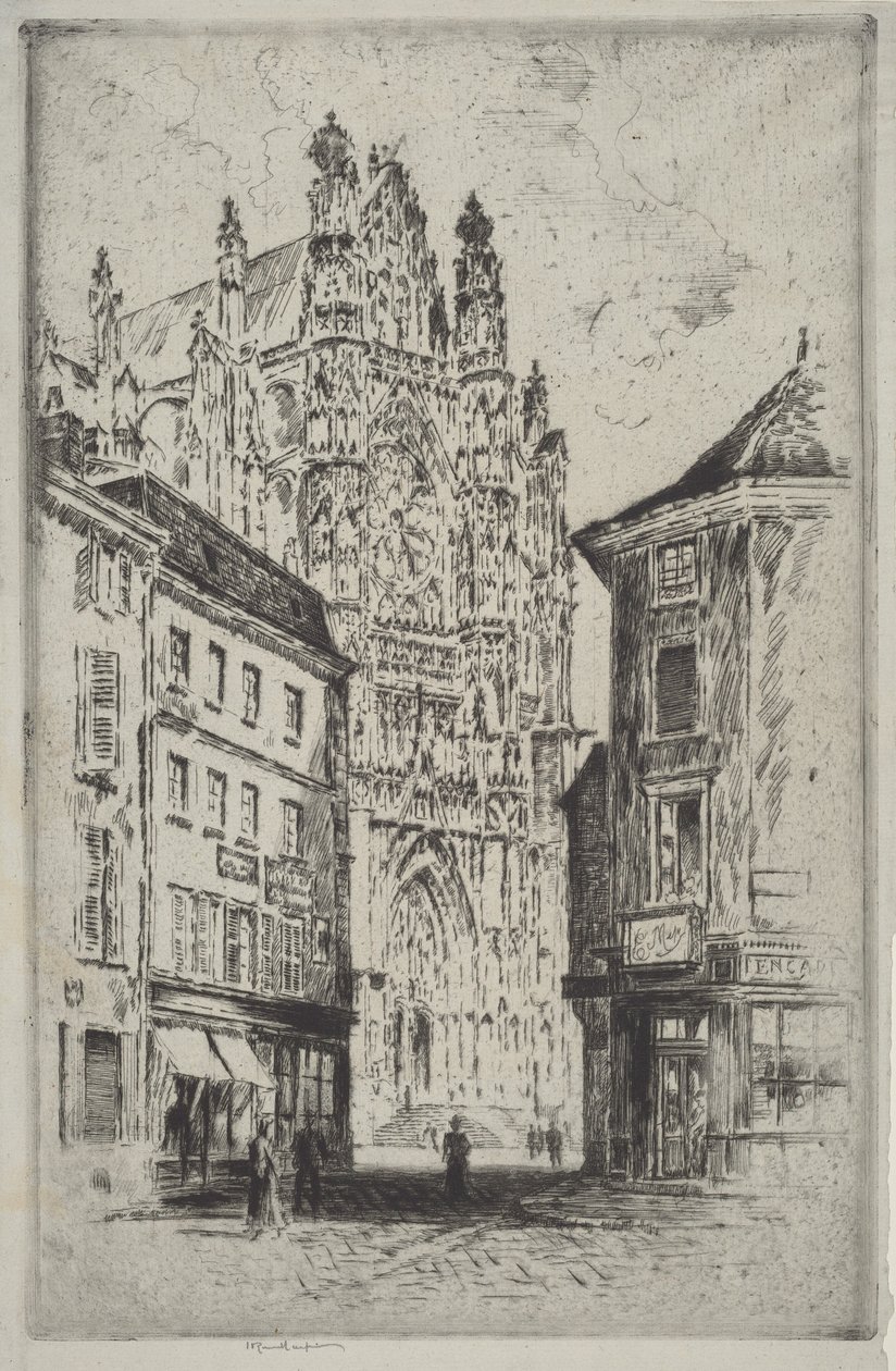 Il transetto, Beauvais da Joseph Pennell