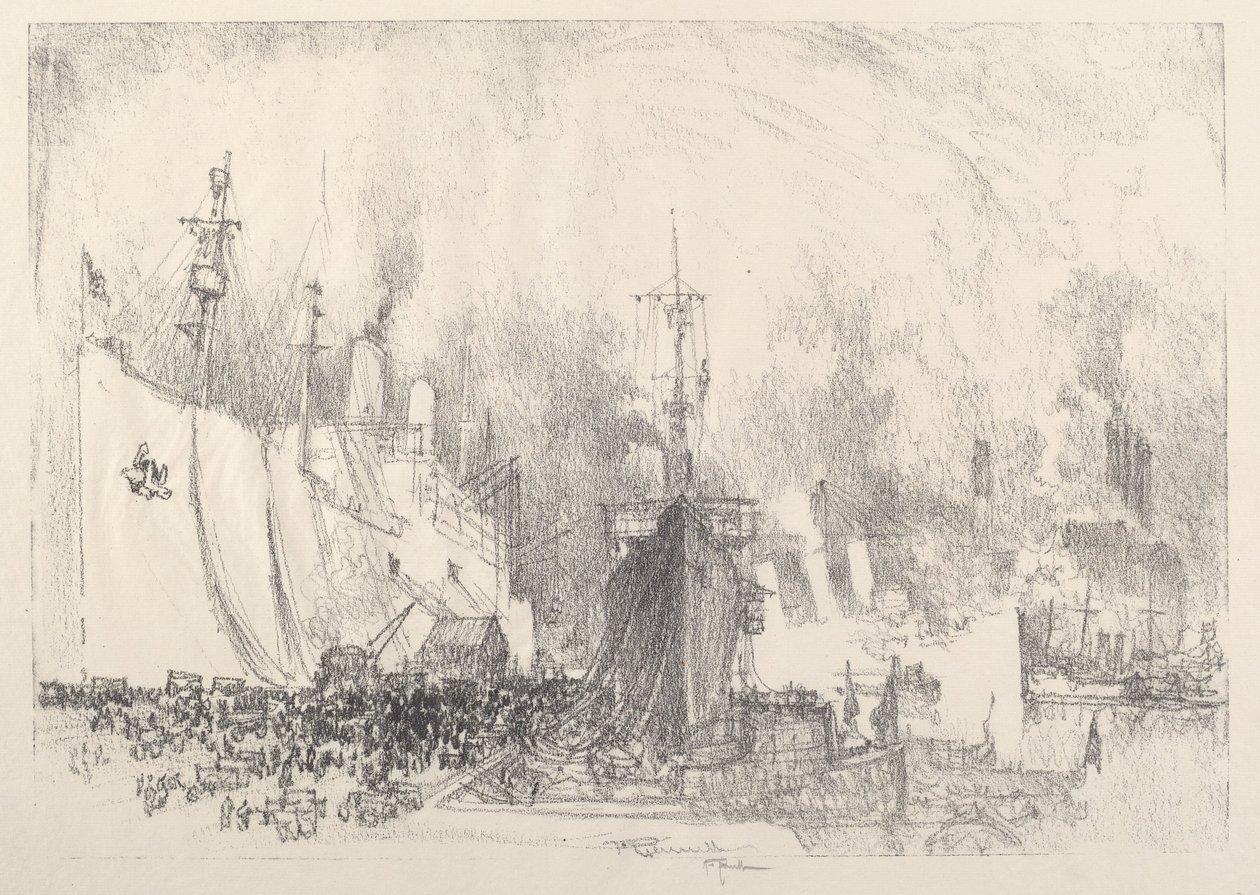 I trasporti, 1917 da Joseph Pennell