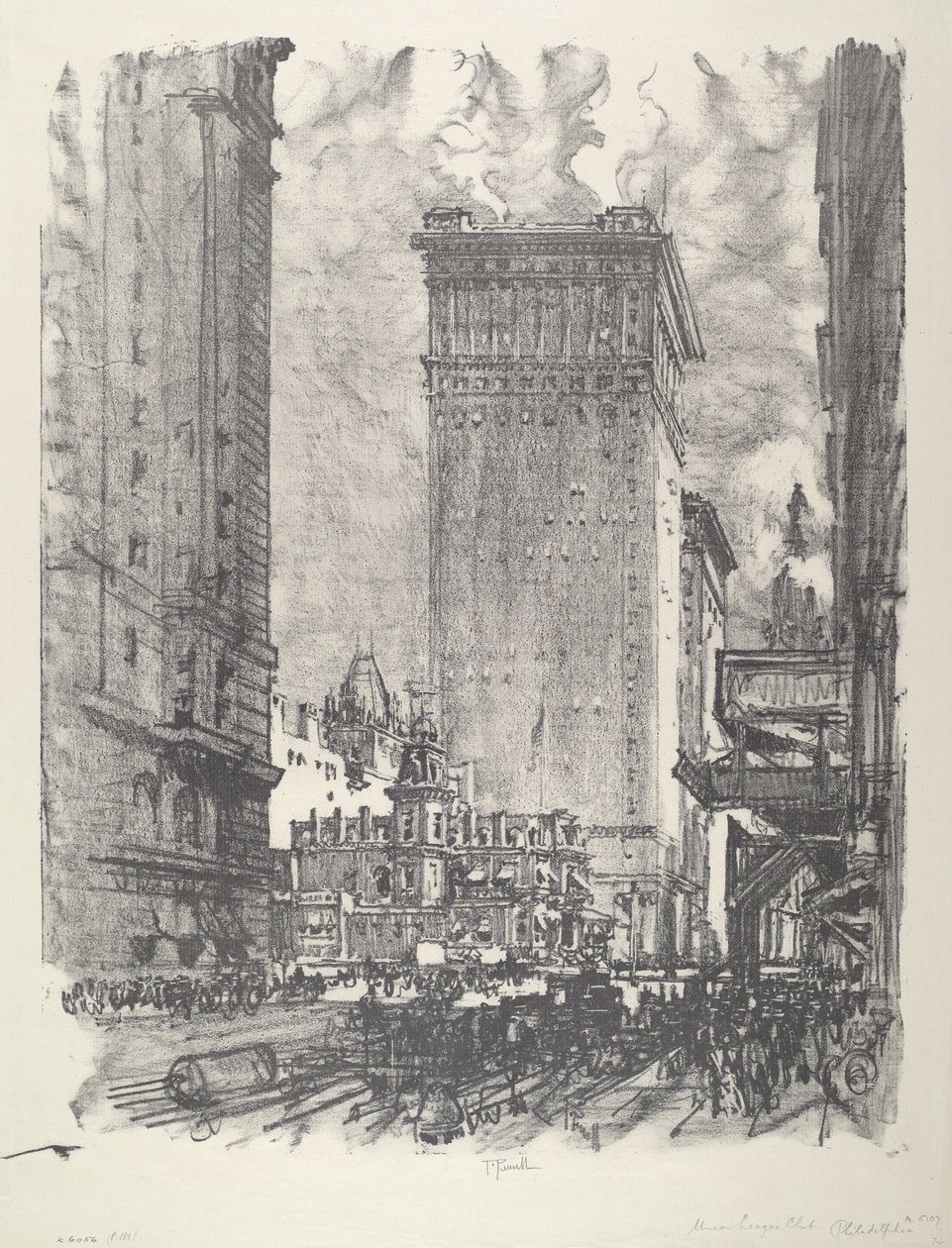 La Union League, 1912 da Joseph Pennell