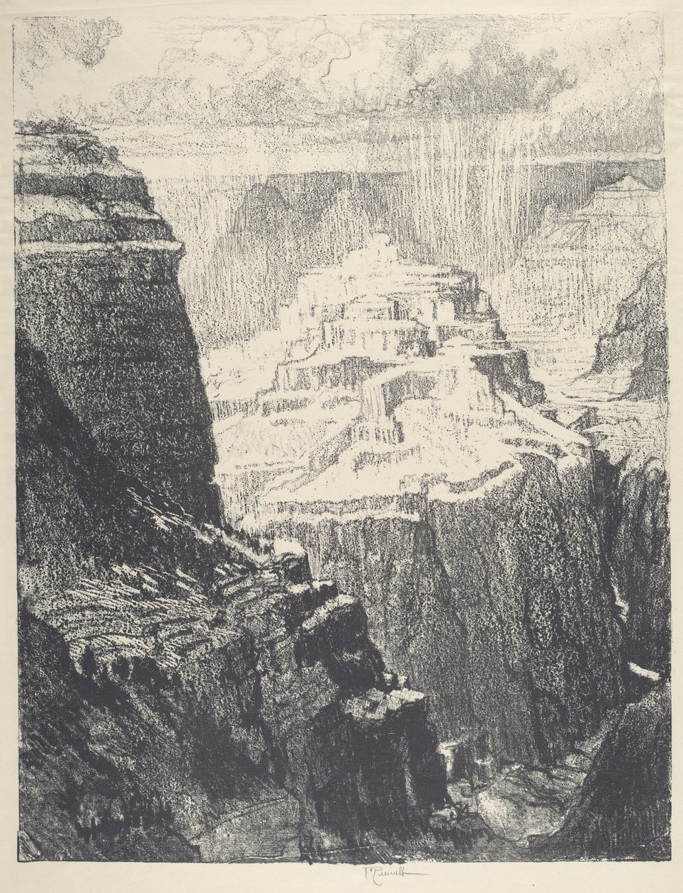 La città murata da Joseph Pennell