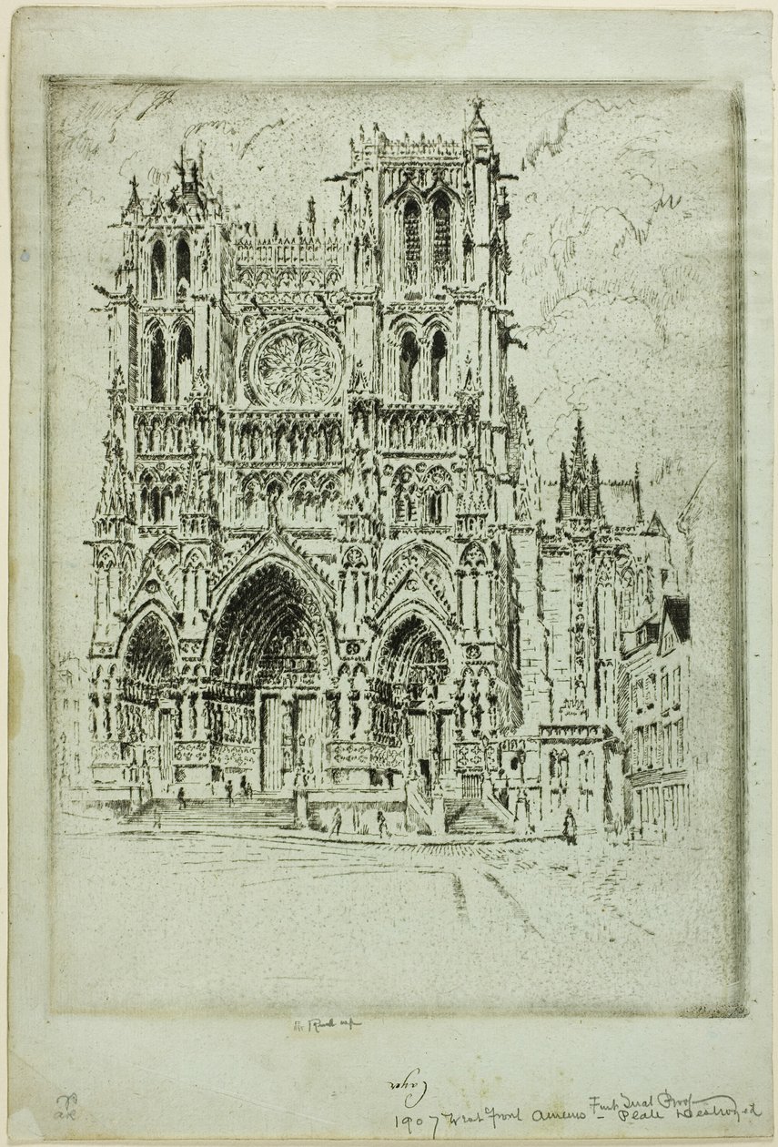 Il fronte ovest, Amiens da Joseph Pennell