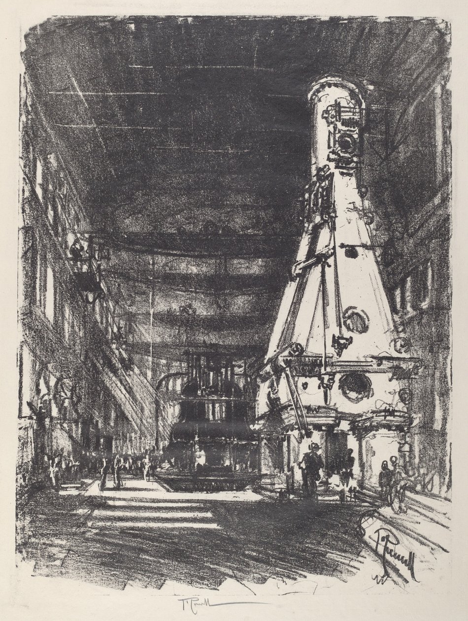 I Martelli Bianchi e Neri, 1917 da Joseph Pennell