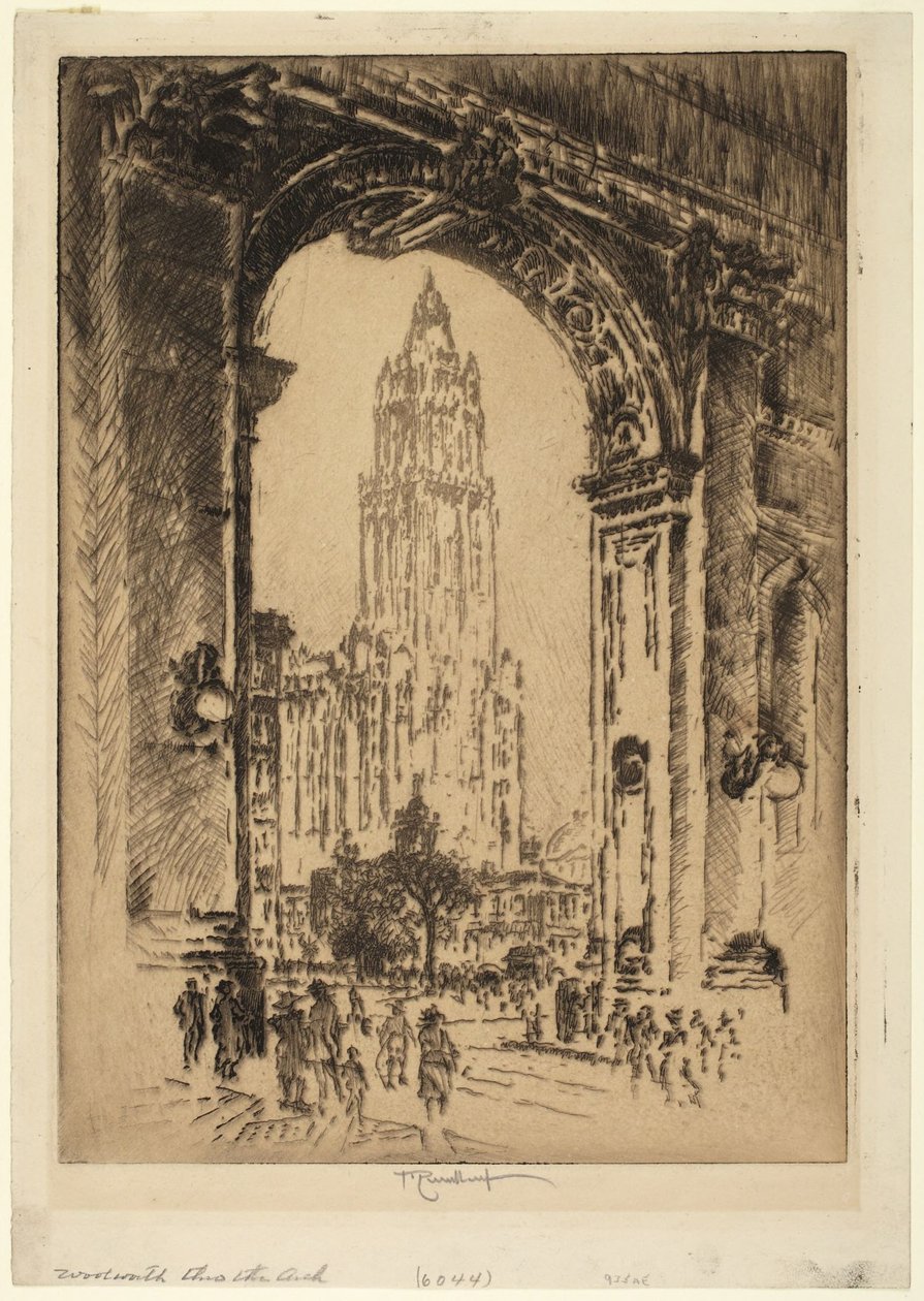 Il Woolworth Building attraverso l