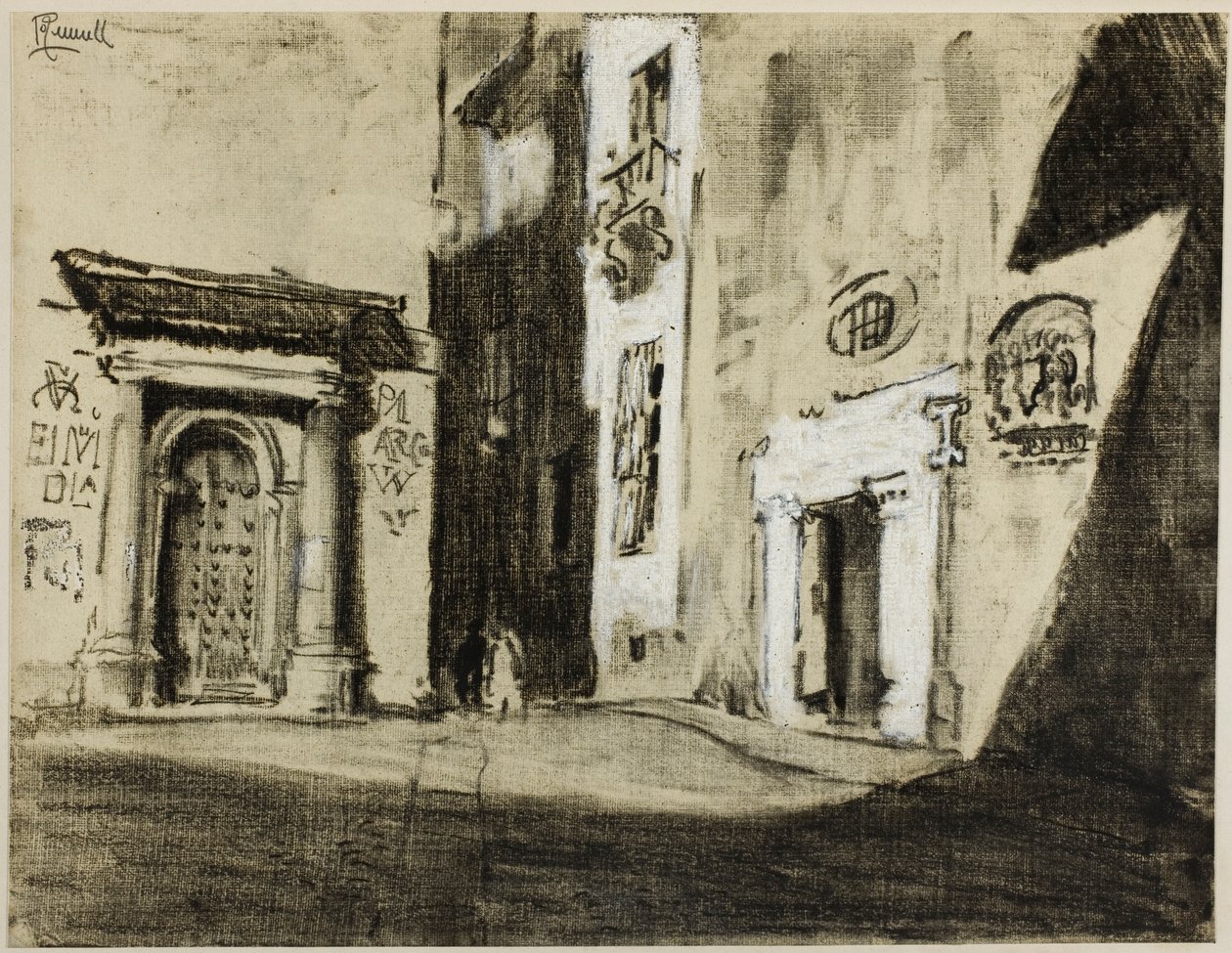 Strade di Toledo da Joseph Pennell